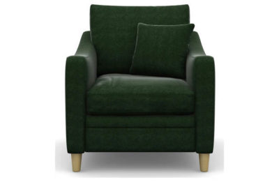 Heart of House Newbury Fabric Chair - Forest